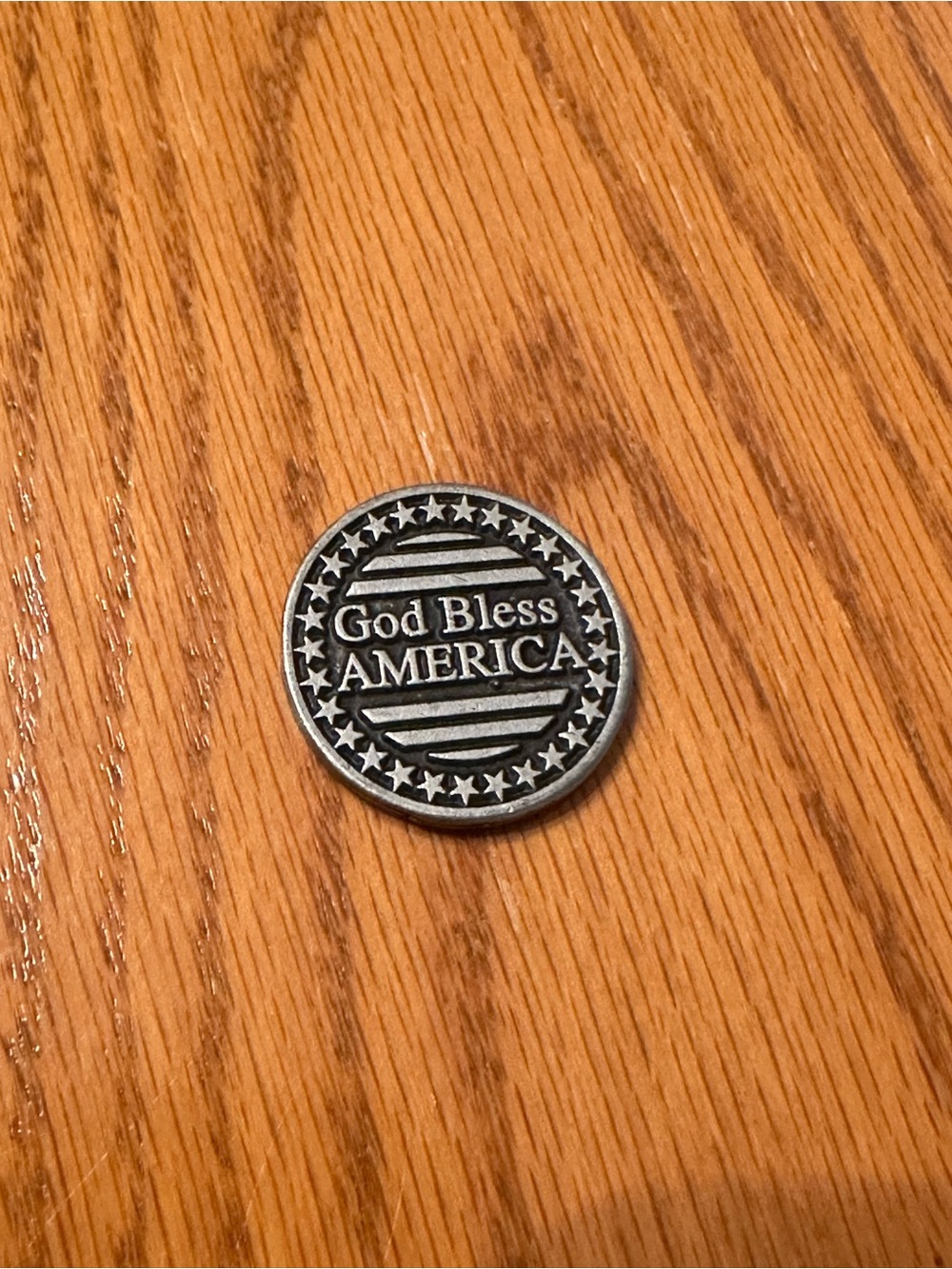 “God Bless America” Flag Coin Token